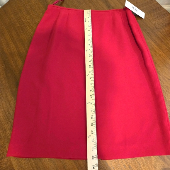 NWTs, Red Le Suit, Business Suit Pleated Jacket/Blazer,  A-Line Skirt, Size 12 - Picture 13 of 16